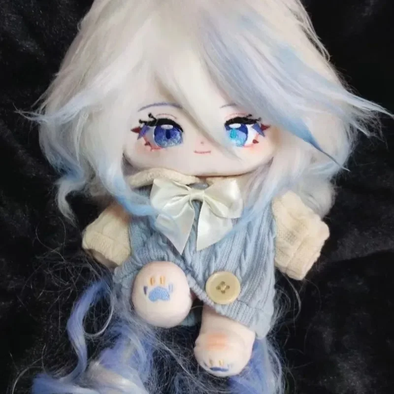 

Stuffed 20cm Anime GenshinImpact Furina Cosplay Dress Up Cartoon Cotton Doll Plush Toy Children and Adults Collect Gifts