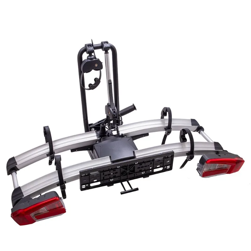Universal Foldable Hitch‑Mount Bike Rack, 2‑Inch Receiver Heavy‑Duty Rear Bicycle Carrier for SUV Truck