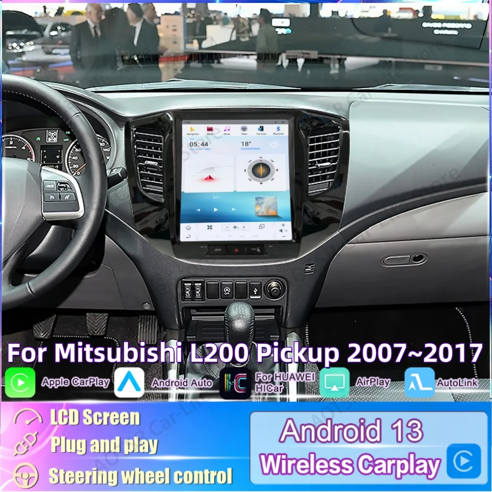 Multimedia Android Radio For Mitsubishi L200 Pickup 2007~2017 Car Stereo Steering Wheel Control GPS Navigation player Head Unit