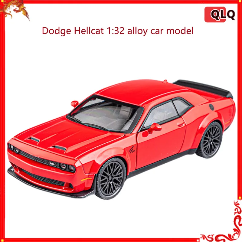 Jiaye Dodge Hell Cat 1:32 Alloy Car Model Boy Toy Car Opening Sound Simulation Car Model Decoration