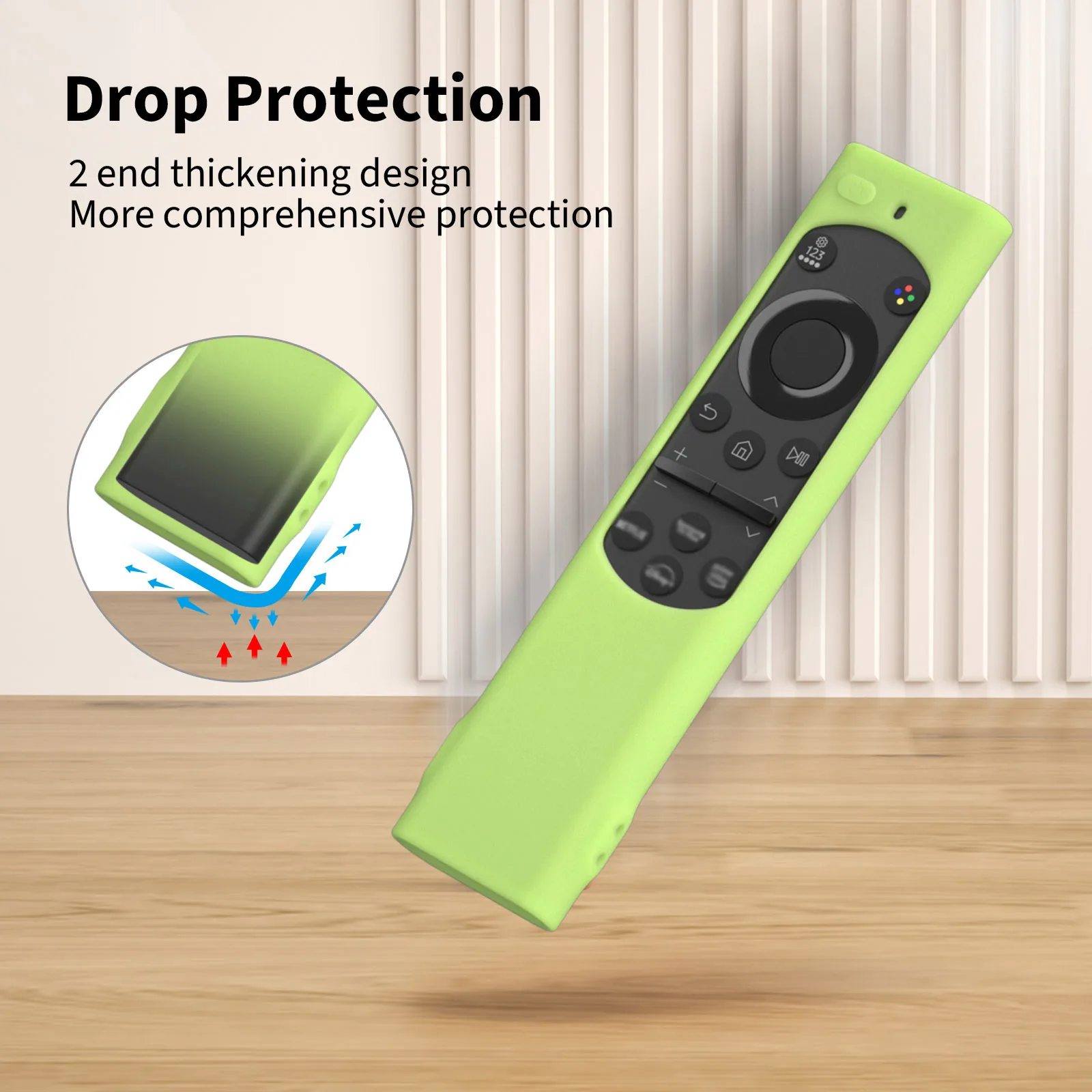 Silicone Remote Control Cover for Samsung Smart TV Control Case BN59-01388A BN59-01385A BN59-01388H Shockproof Anti-Slip Cover