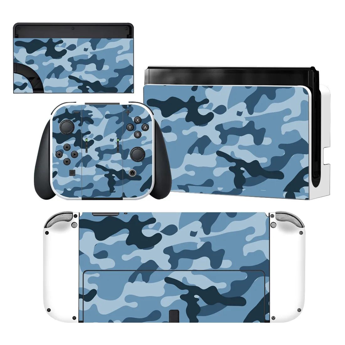 Camouflage Style Vinyl Decal Skin Sticker For Nintendo Switch OLED Console Protector  Game Accessoriy NintendoSwitch OLED