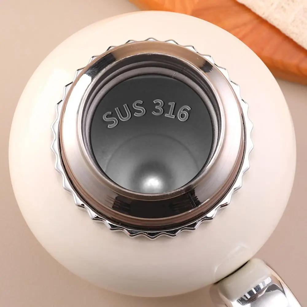 

Mechanical Temperature Display Insulated Tea Brewing Kettle 316 Stainless Steel with Tea Infuser Thermos Teapot Leak-proof