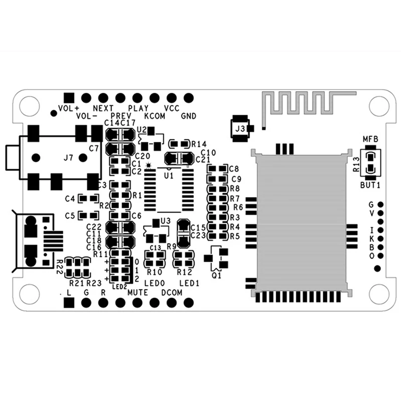 CSR8675 Bluetooth V5.0 Decoder Board Antenna PCM5102A Support APTX/APTX-LL/APTX-HD