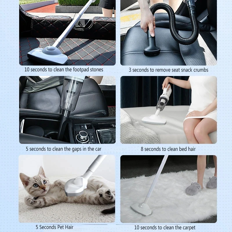 Xiomi Vacuum Cleaner 8500pa Wireless Portable Vacuum Cleaner Home Appliance Vaccum Cleaner Portable Carpet Mite Remover