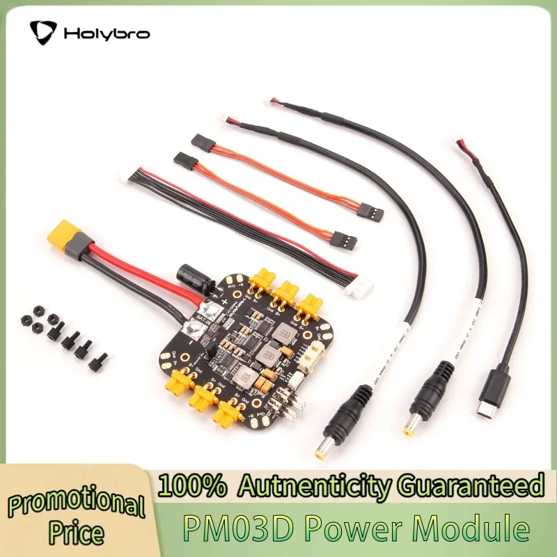 

Holybro PM03D Power Module Compatible To Flight Controller Uses I2C Power Monitor W/ XT-30 & XT-60 Connectors for Multi-rotor