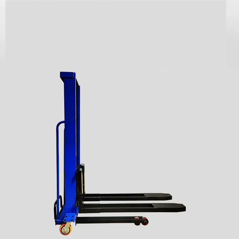 1.6M 500 1000KG Household Electric Lifting Remote Control Forklift Portable Stacker Hand Propelled Handling Forklift