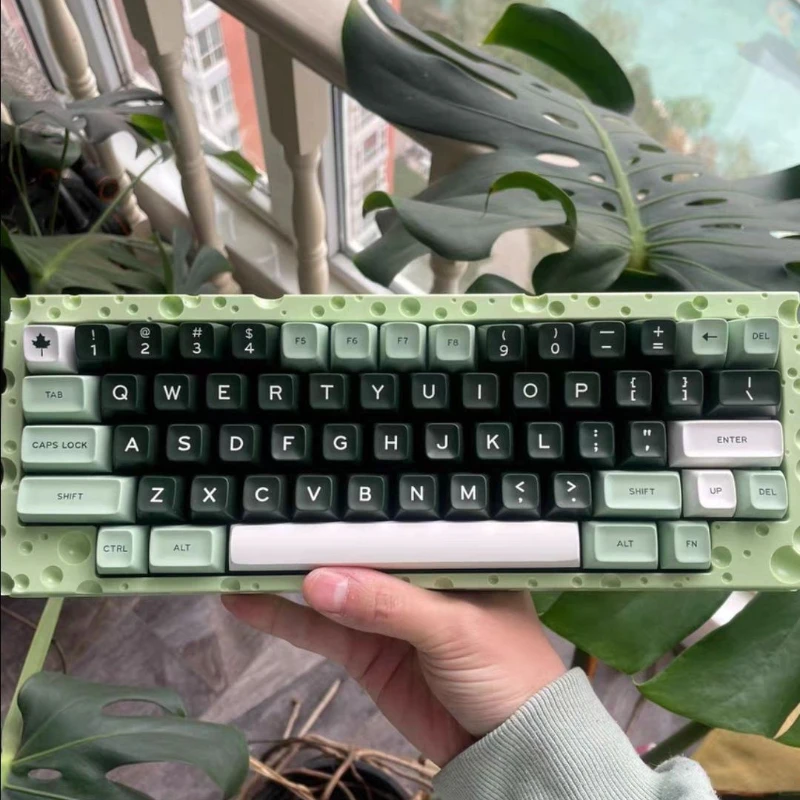 

Клавиатура MiFuny Cheese, 60% раскладка HHKB, проводная 3D-смола, эргономика, настройка RGB через игровые клавиатуры с возможностью горячей замены, ПК-геймер