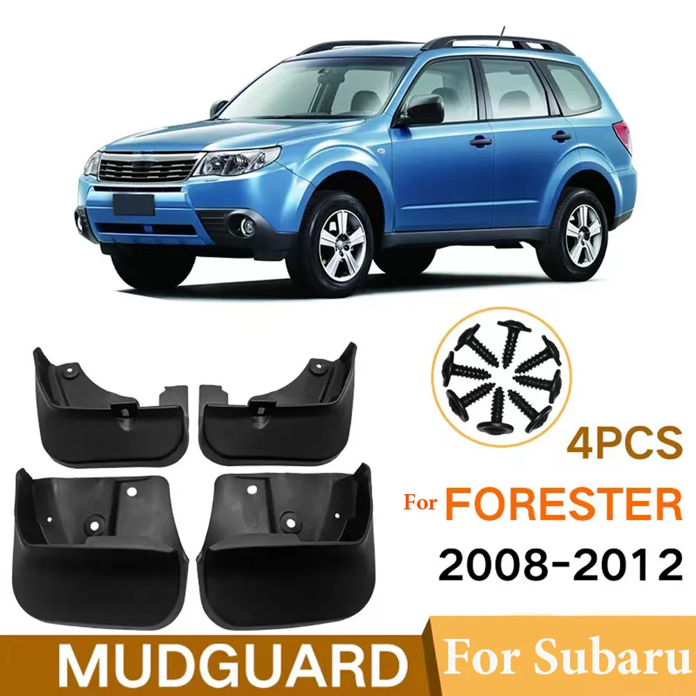 

4 шт., брызговики для Subaru Forester SH 2009 2010 2011 2012 2013