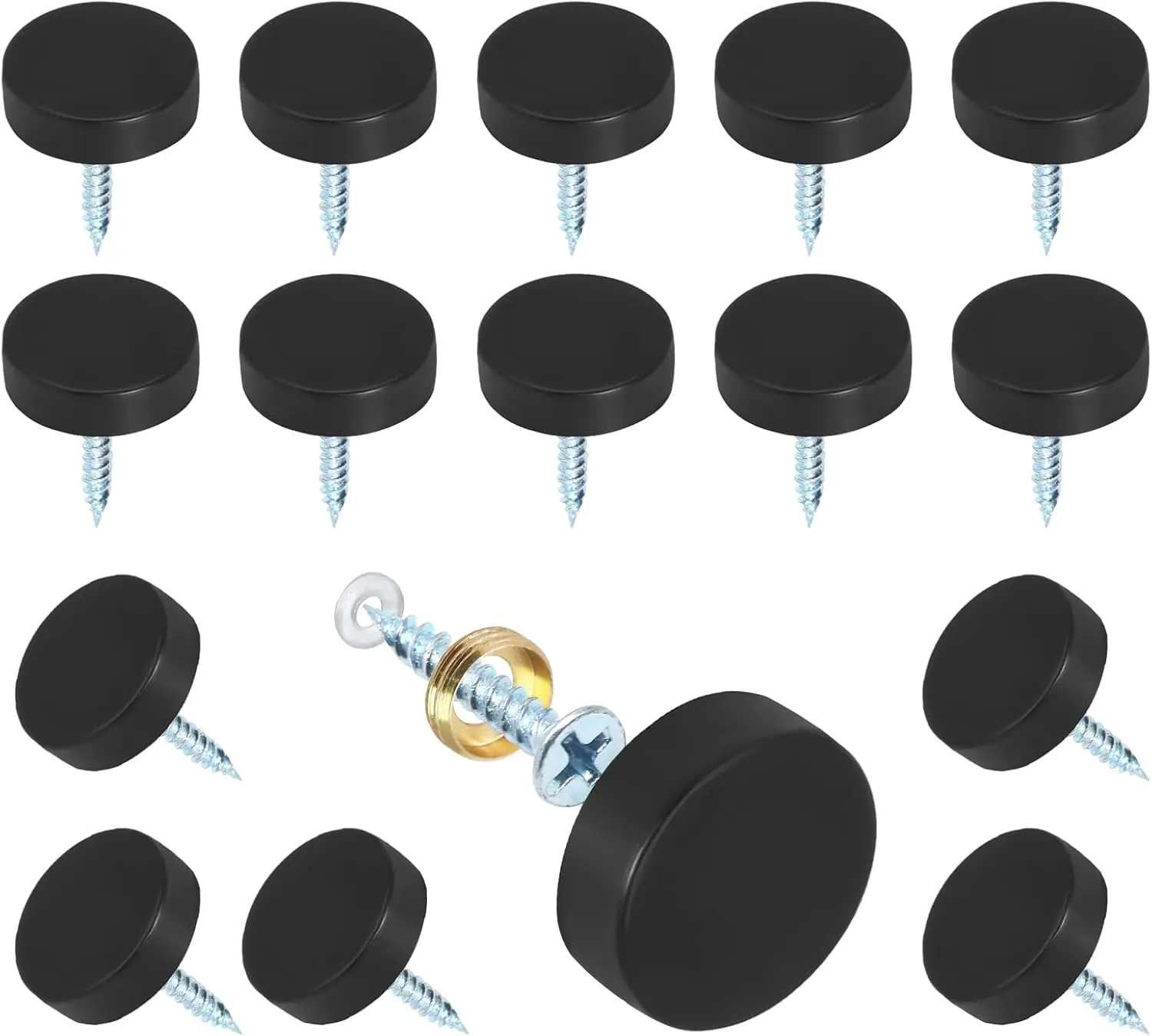 20-pcs-16mm-black-stainless-steel-screw-covers-decorative-mirror-caps-for-signs-advertising