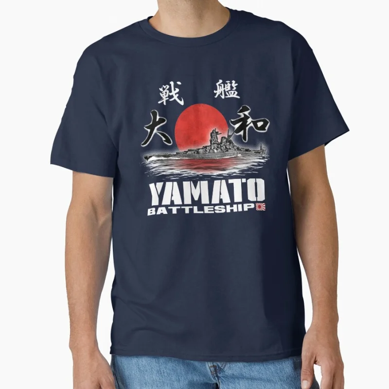 Battleship Yamato 1126 Star Blazers Gift T shirt for man Large size Tops Anime Graphic Print Y2k Clothes Cartoon Tee