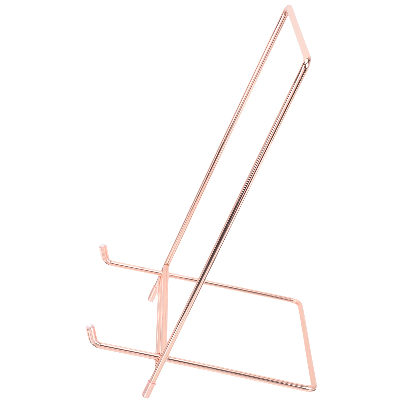 

Stainless Steel Decorative Plate Picture Frame Holder Artwork Display Stand For Books Frames Paintings Recipe Book Stand Home