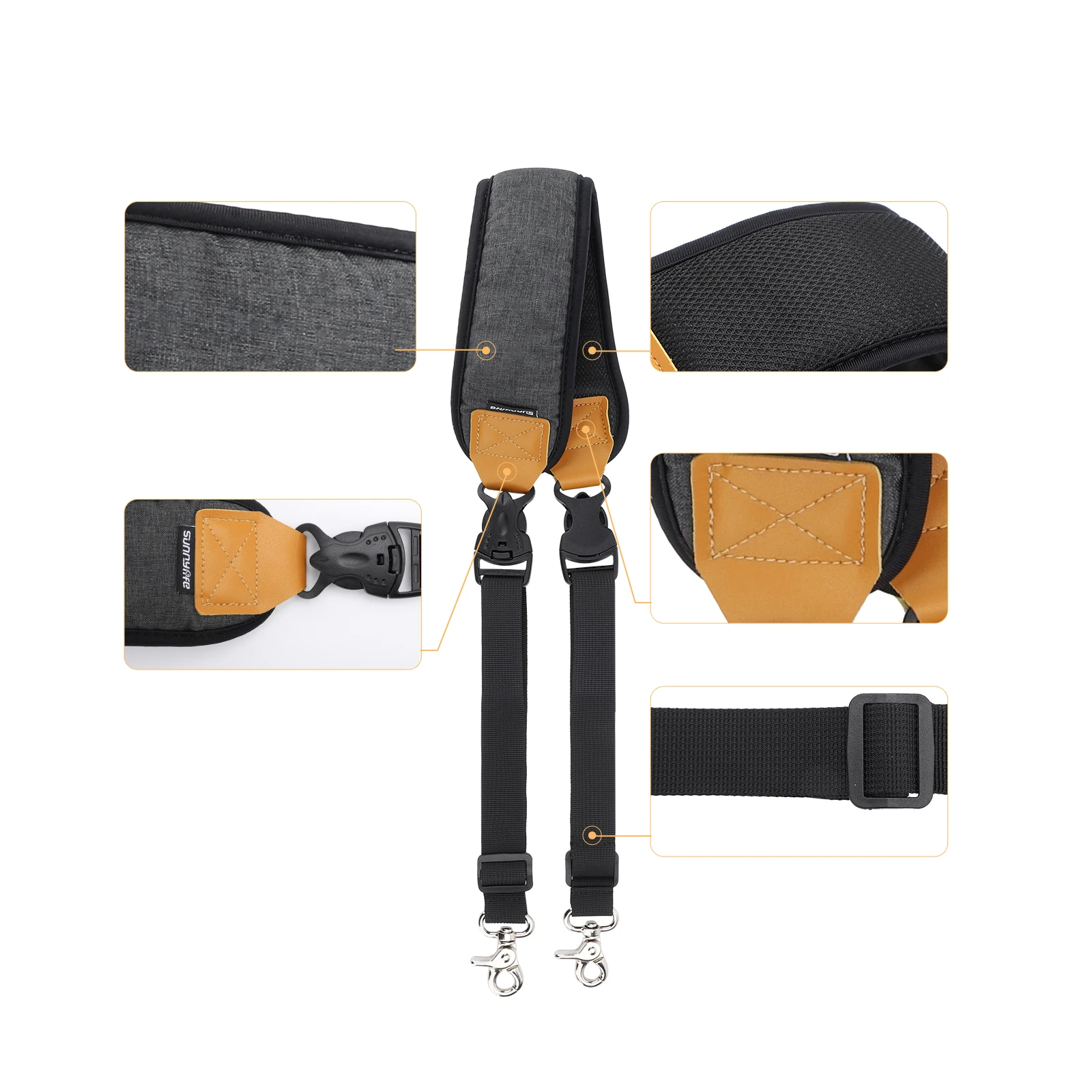 Imagem -03 - Sunnylife-handheld Ptz Estabilizador Strap Cinto de Ombro Apto para Dji Rs3 Mini Apto para Ronin Rs3mini Acessórios de Conforto g