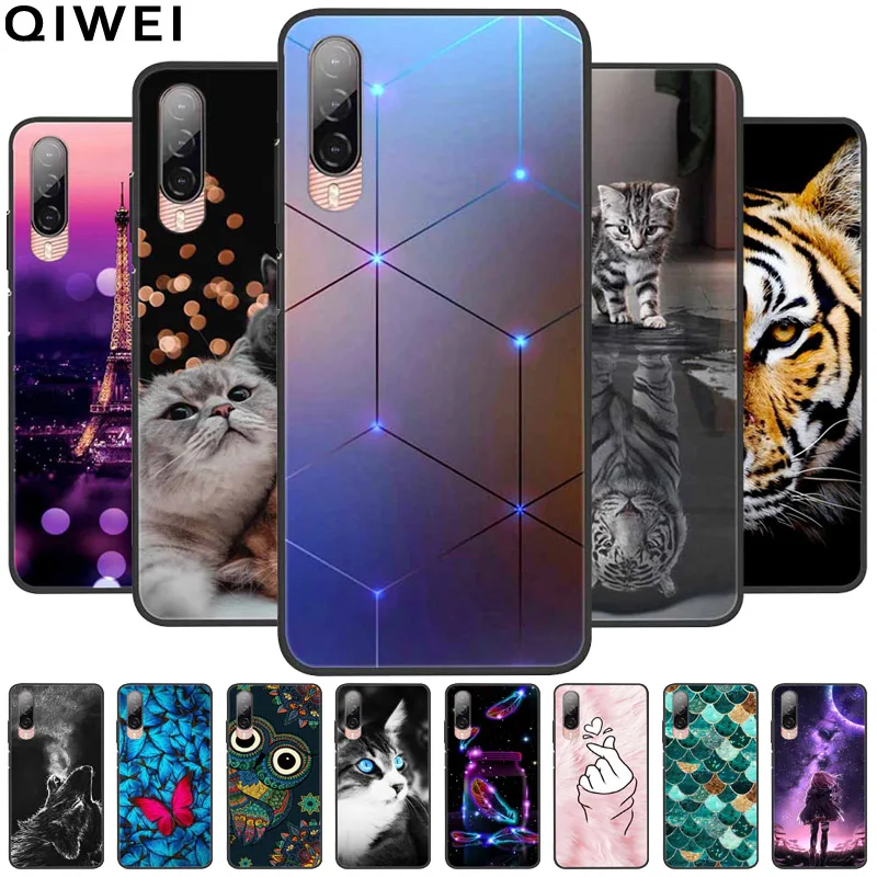 For HTC Desire 22 Pro Case Luxury Silicon TPU Soft Phone Cover for HTC Desire22 Pro Shockproof Shell Cute Cats Capa Desire 22Pro