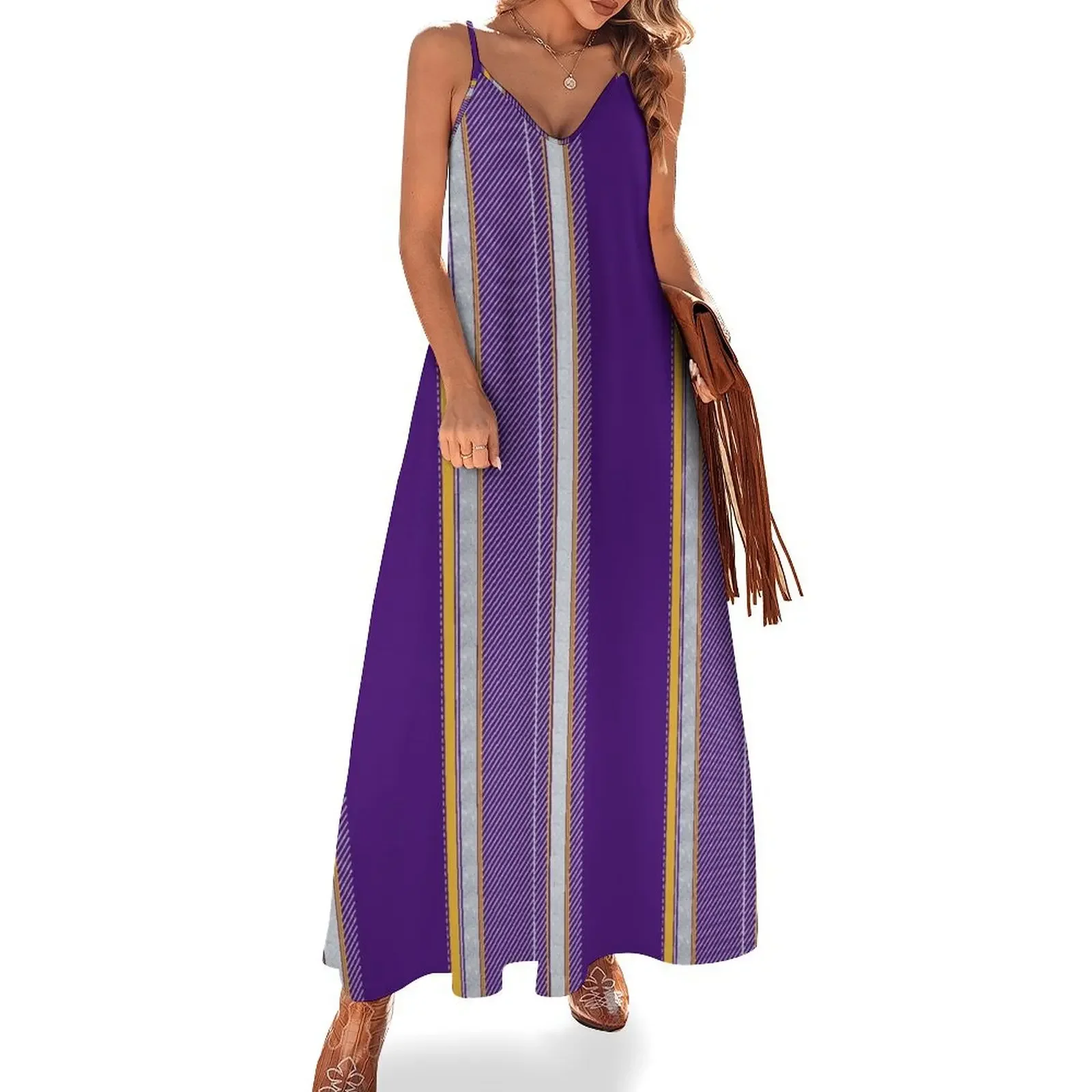 

Tiger Camelot Pinstripe 2 Sleeveless Dress elegant dresses plus sizes Women's summer suit Dress