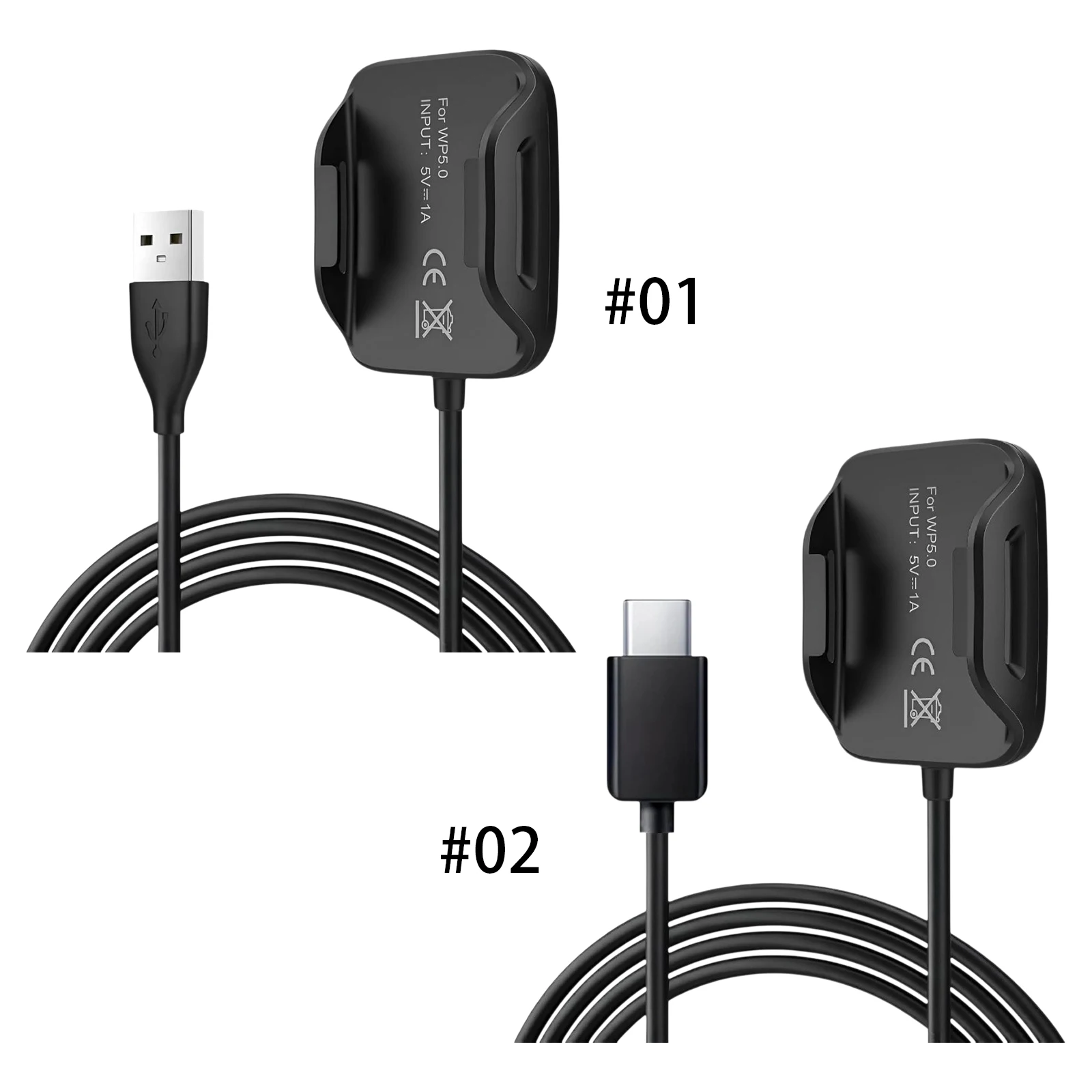 for Whoop 5.0 MG Basic Smartwatch Charger with 1m Charging Cable Portable USB/Type-C Charging Cable for Whoop 5.0/MG Smartwatch