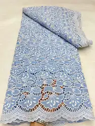 Chiffon afrikanische Guipure nigerian ische Spitze Stoff Stickerei Guipure Cord Spitze Stoffe für DIY Party Hochzeits kleid Nähen Frauen