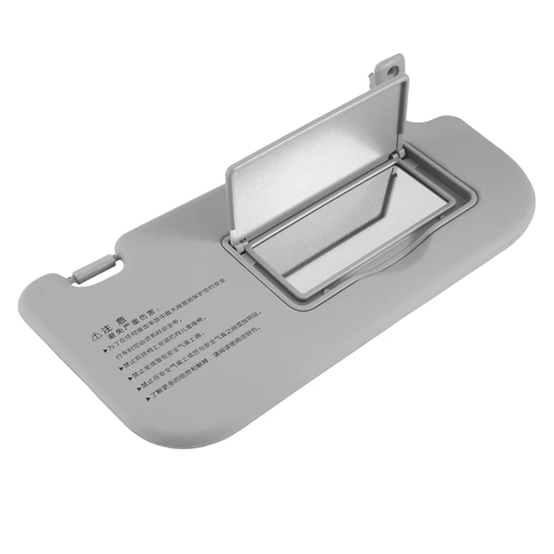 M93K-Car Sunvisor With Vanity Mirror For Kia Sportage 2004-2010 Grey Sun Visors Shades Makeup