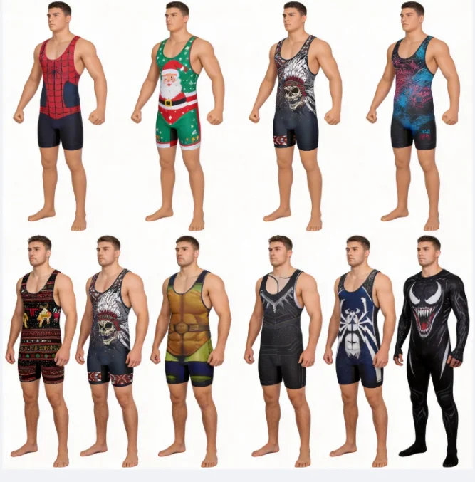 

Custom Reversible Sublimated Marathon Running Wear Lightweight Iron Suit Wrestling Singlets Triathlon Bodysuit Gym Gear Skinsuit