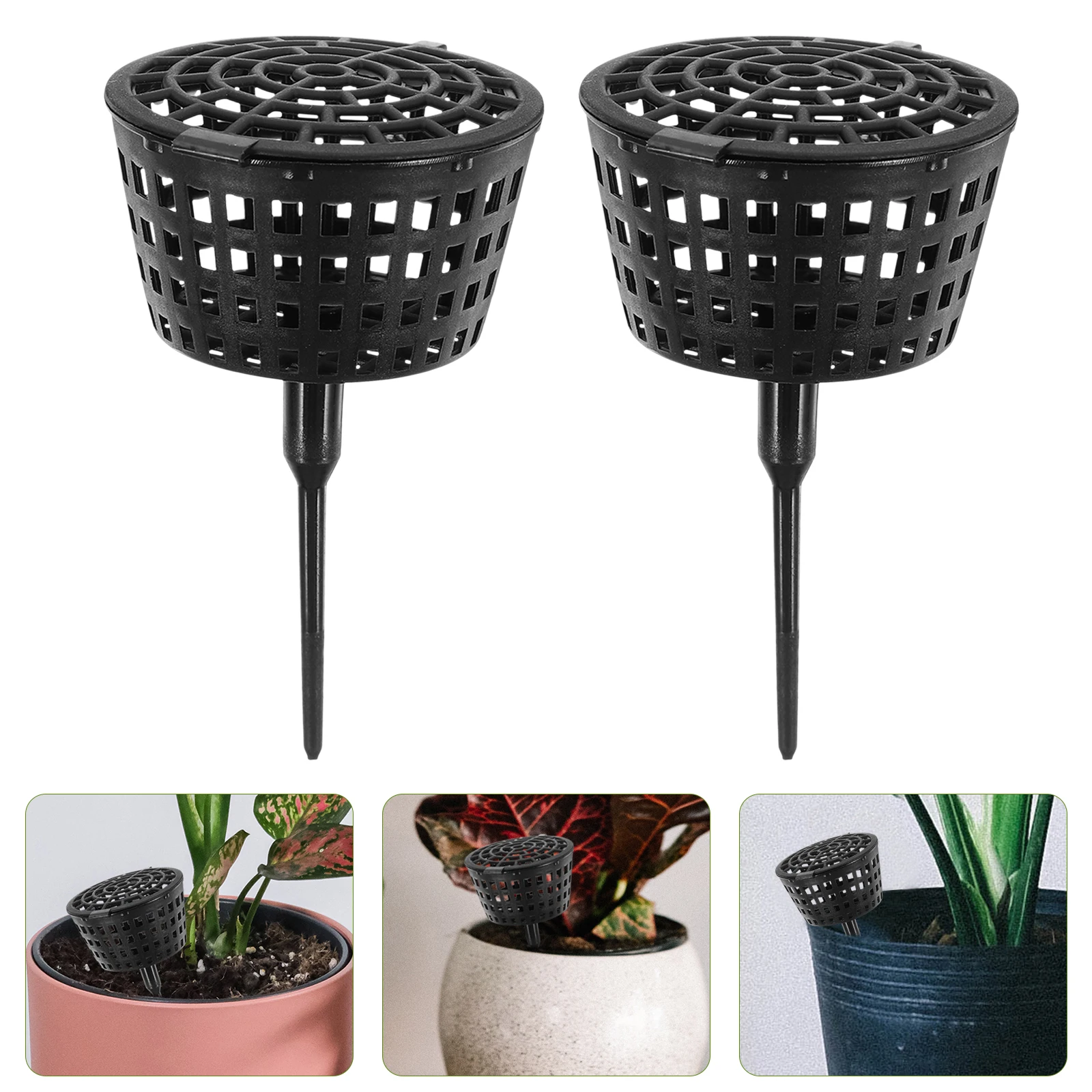 10 قطعة سلة الأسمدة البستنة حاوية بلاستيكية للنباتات الأوركيد بونساي سهلة إدراج استخدام التربة