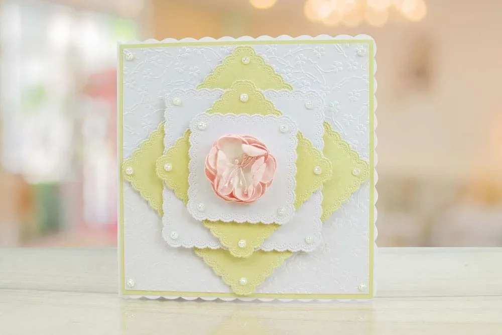 Metal Cutting Dies doily edge essential square die cut For DIY Scrapbook Cutting Die Paper Cards Embossed