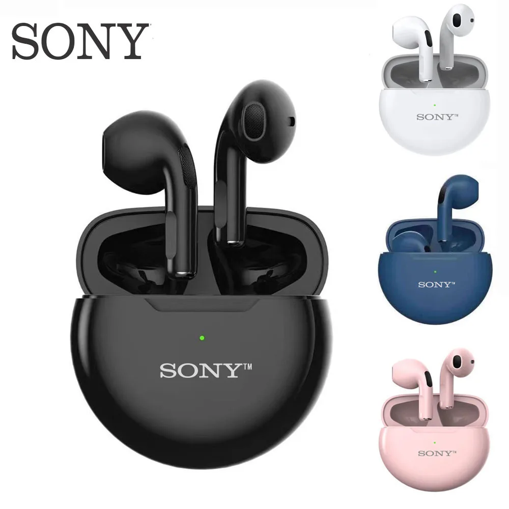 Sony Earphone TWS 9D HIFI Headset Bluetooth Music Earbuds For IPhone Xiaomi IOS Android Wireless Pods Headphones With Mic Cable