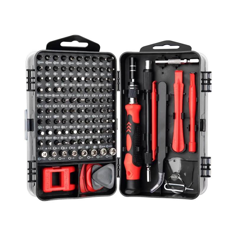 

115 in 1 precision screwdriver set, watch, mobile phone disassembly and maintenance, hardware tools, multifunctional combination