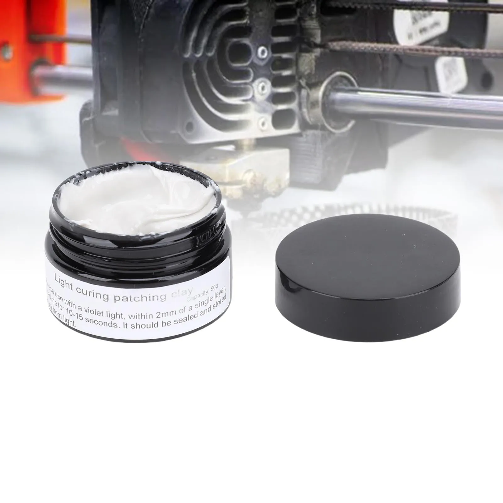 

Ультрафиолетовая полимеризующаяся глина (50 г) для 3D-печати и ремонта моделей: быстросхватывающаяся, высокопрочная, многоцелевая