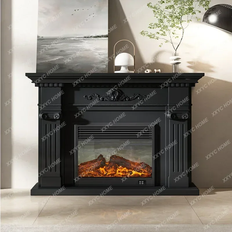 XX electronic heating fireplace decorative cabinet simulation fire electronic fireplace  decorative wall cabine