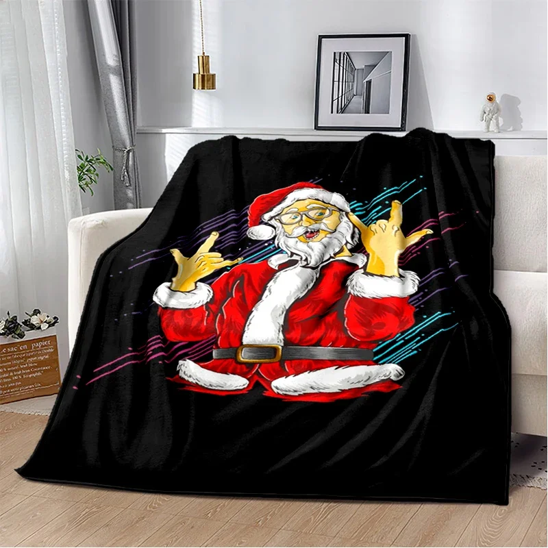 

Modern Flannel Blanket Cover Gedruckt Bettdecke Geschenk Christmas Gift Soft Plush Sofa Bed Throwing Cartoon Picnic Blankets