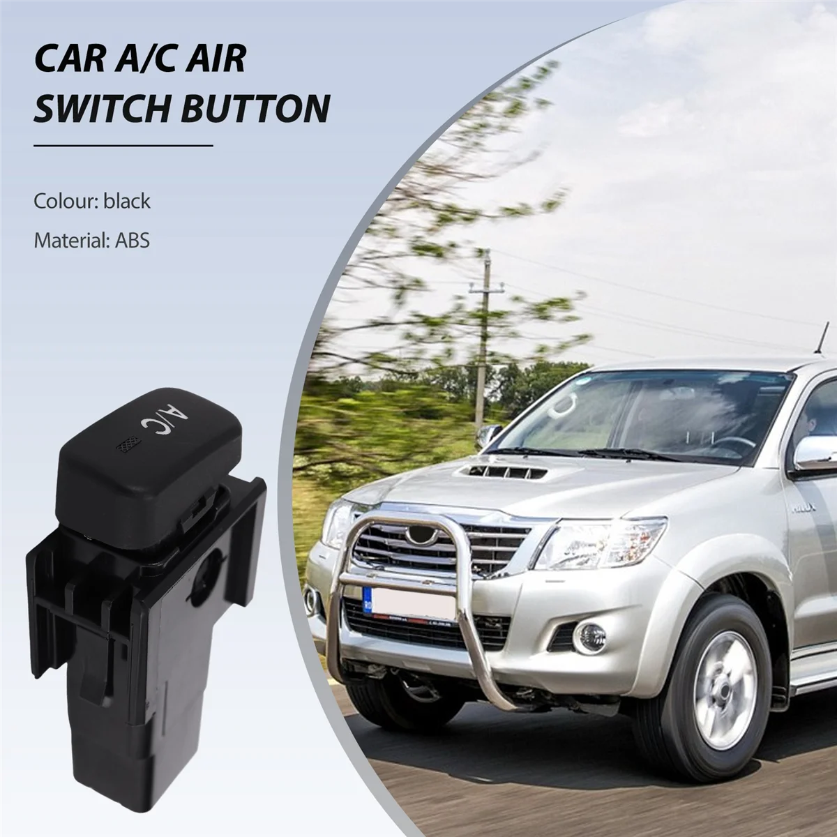 84660-0K010 84660-71010 Автомобильная кнопка переключения кондиционера для Toyota Hilux Vigo 2004-2015 846600 К010 8466071010