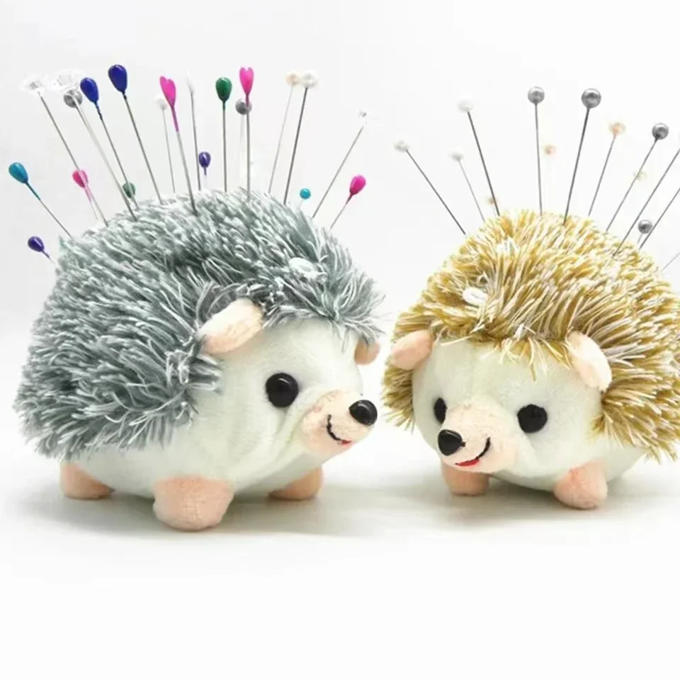 1 Hot Selling Handmade Needle Insertion Tool for Cross Stitching Fabrics Cute Hedgehog Shaped Needle Insertion Accessories Cute