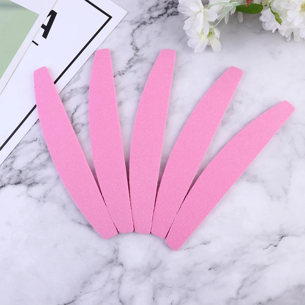 

10 шт., клейкая пилочка для ногтей, двухсторонняя матовая полоска для натуральных накладных ногтей, маникюрный инструмент, прочный шлифовальный блок для ногтей