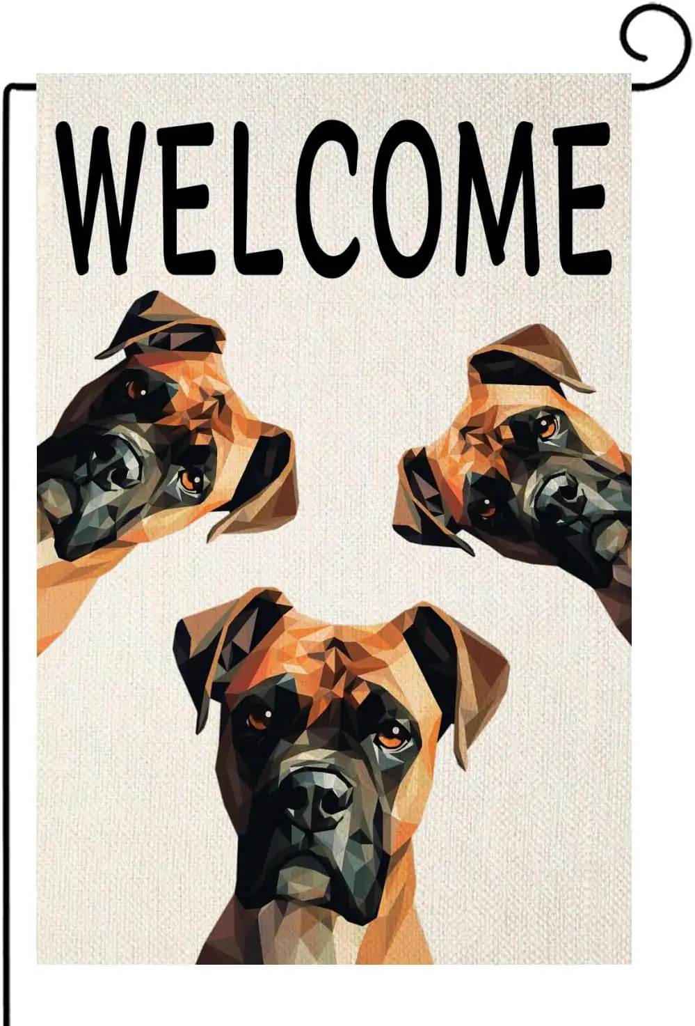Boxer Dog Garden Flag Dog Flag Welcome Garden Flag Home Yard Flag Double Sided Burlap Holiday Home Farmhouse Home Outdoor Ya jjp