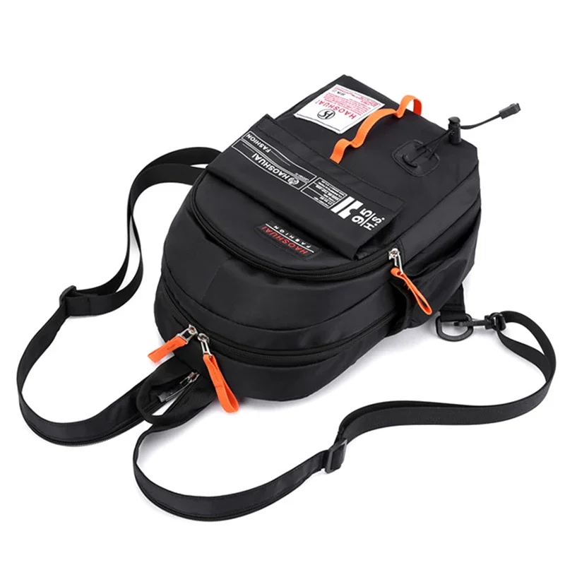 High Quality Nylon Men Sling Rucksack Small Backpack Multi-Functional Casual Male One Shoulder Cross Body Chest Bags