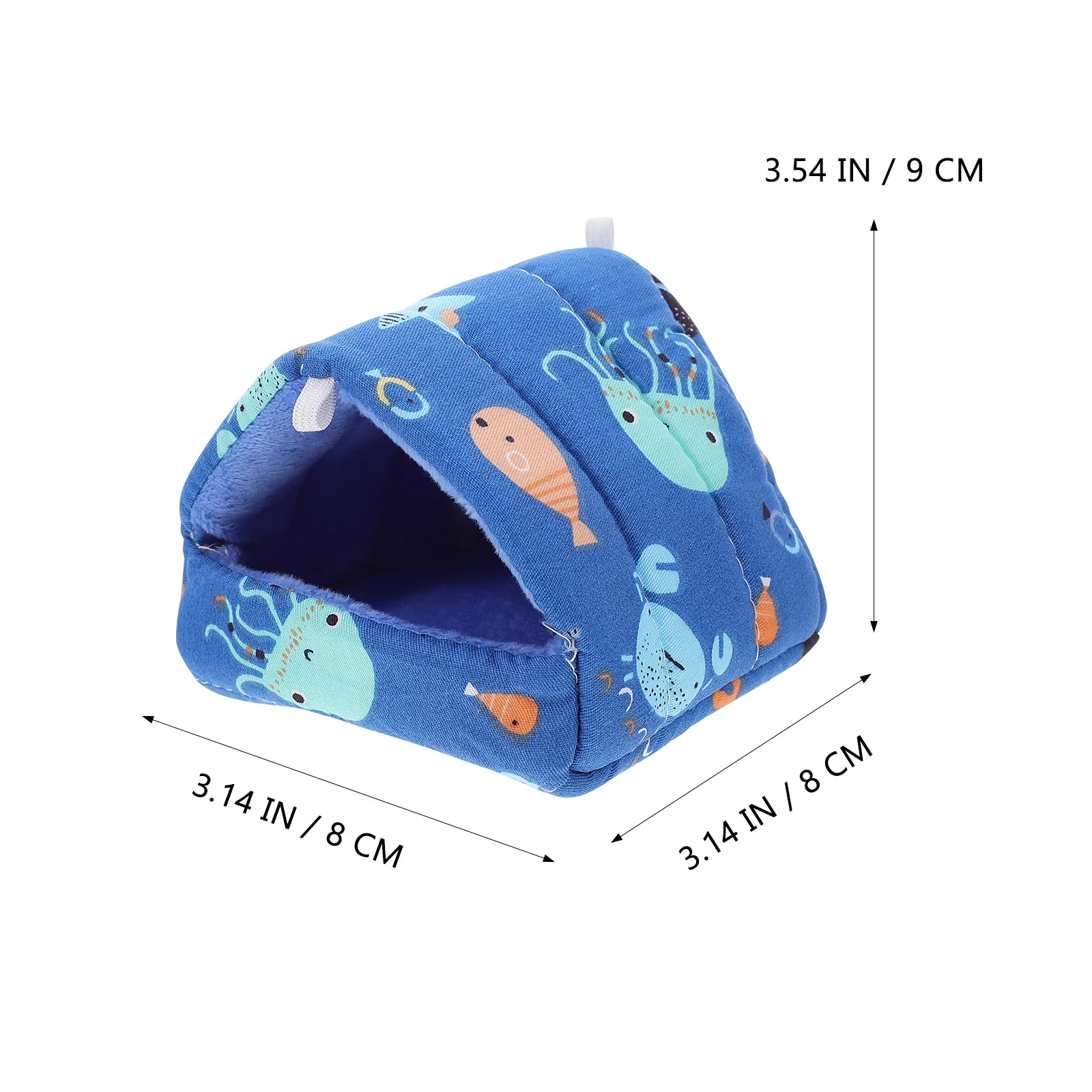 

2Pcs Cotton Pet Nest Portable Lightweight Hamster Beds Mini Pet Sleeping Bed Small Animal Hideout Hamster Bed Chinchilla House
