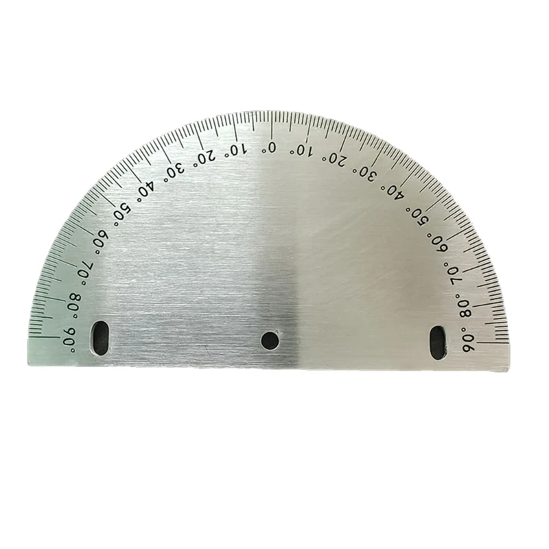 100x3.5x2mm Half Circle Dial Scale Identification Dial Degree Graduated Protractor For Machine Tool Measurement Tools