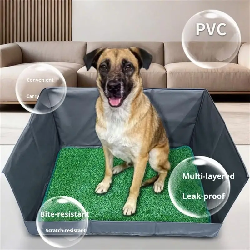 Indoor Dog Potty Pee Pad Washable And Foldable Design Training Toilet For Pet
