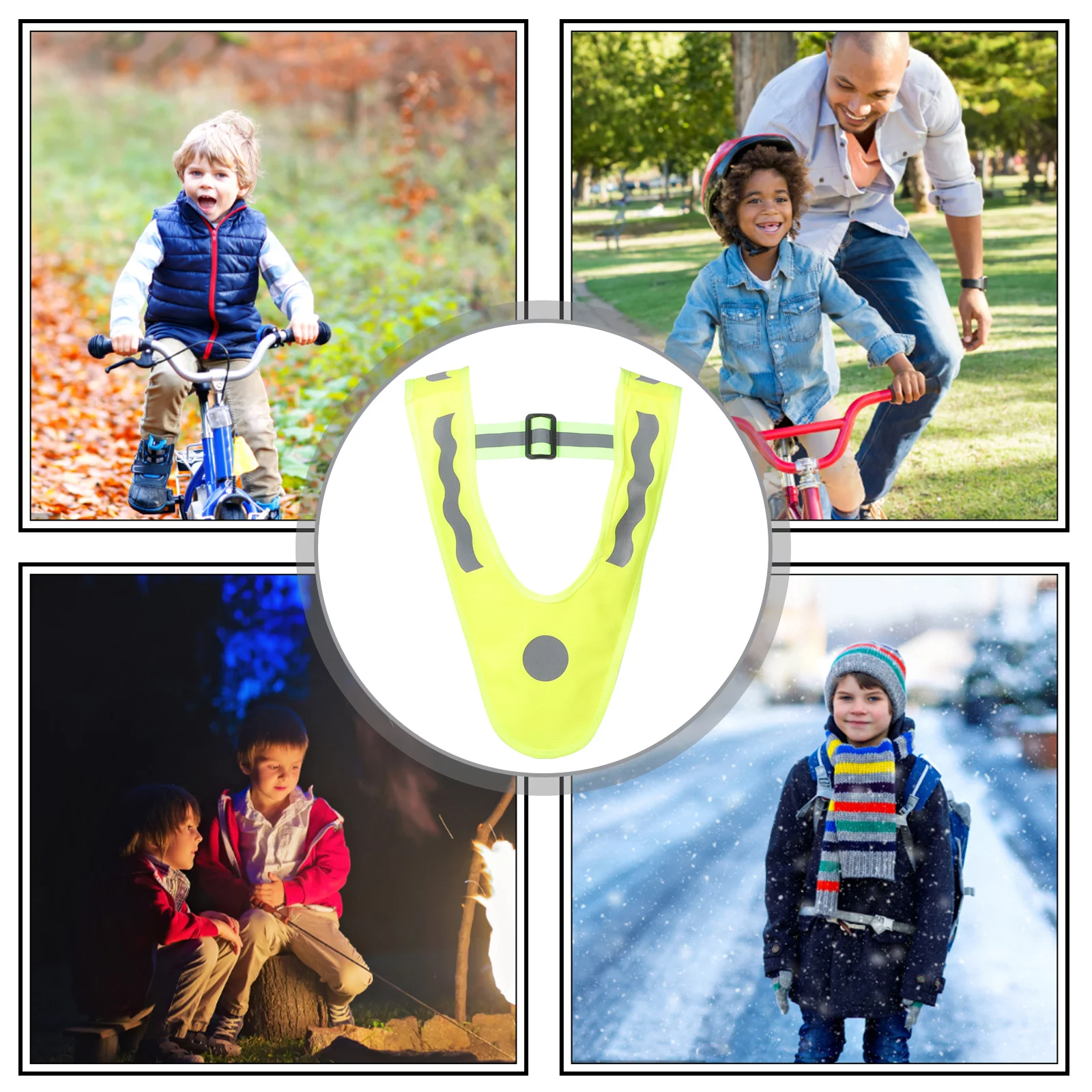 

Fluorescent Reflective Safety Vest Breathable Outdoor Vest High Visibility for Work Cycling Safety Vests Vests