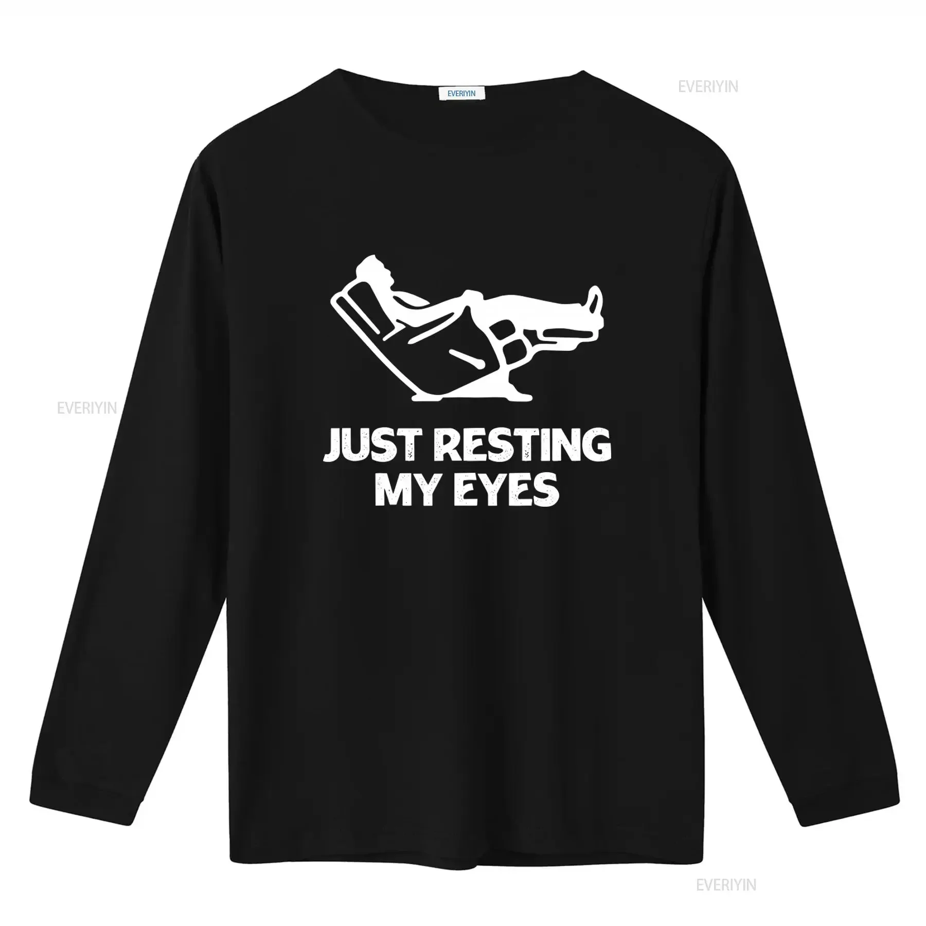 Just Resting My Eyes T Shirt Recliner Design for Tired Dads Funny Mens Father's Day Nap Champ vintage Washed Comfortable