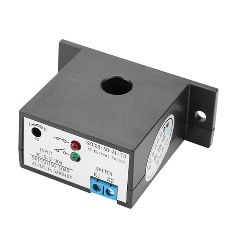 

Swtich Normally Open Current Sensing Adjustable 0.2-30A SZC23-NO-AL-CH Current Swtich Dropship