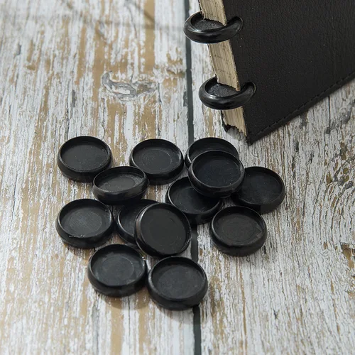 Imagen 2 del producto 100 pzas/lote 19/24/28/32/35/54mm anillo de carpeta discos encuadernados discos de encuadernación cuaderno planificador agujero de seta hebilla discos de encuadernación agujero