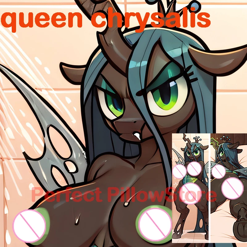 

Dakimakura anime queen chrysalis mlp furry Double-sided Print Life-size body pillows cover Adult pillowcase