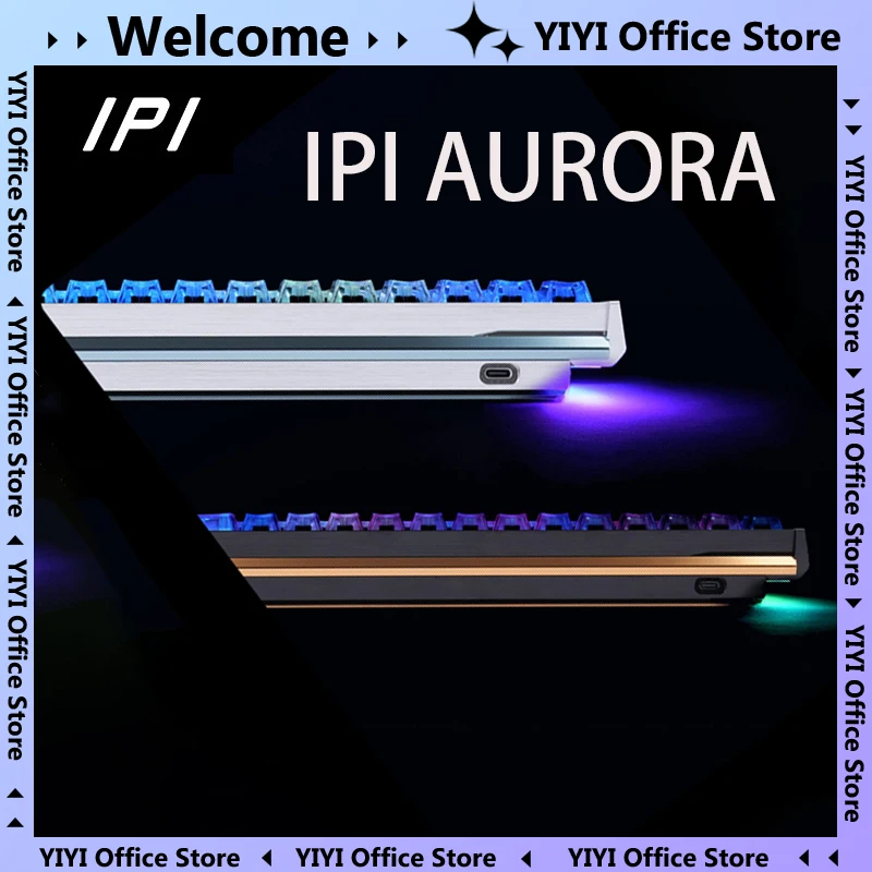 IPI AURORA Mechanical Switch Keyboard Gemini 8khz Magnetic Switch 8khz returns as a gift for gaming and e-sports PC