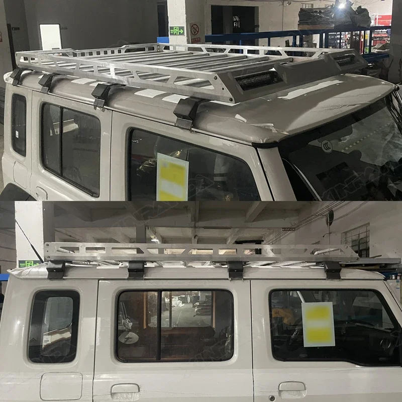 5 Door Accessories Roof Rack Aluminium Expedition Roof Racks with LED For Suzuki XL Jimny 5 doors 2024 2024 JC74