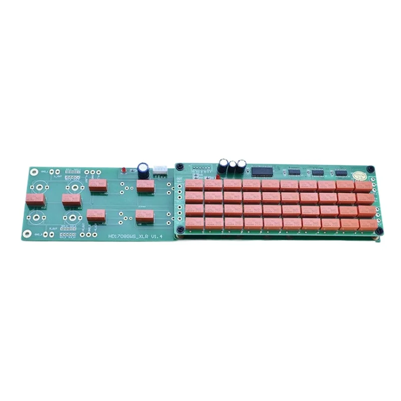 For MUSES72320 Audiophile Remote Volume Control Board PASS Passive Preamp RCA Balanced XLR VFD Display