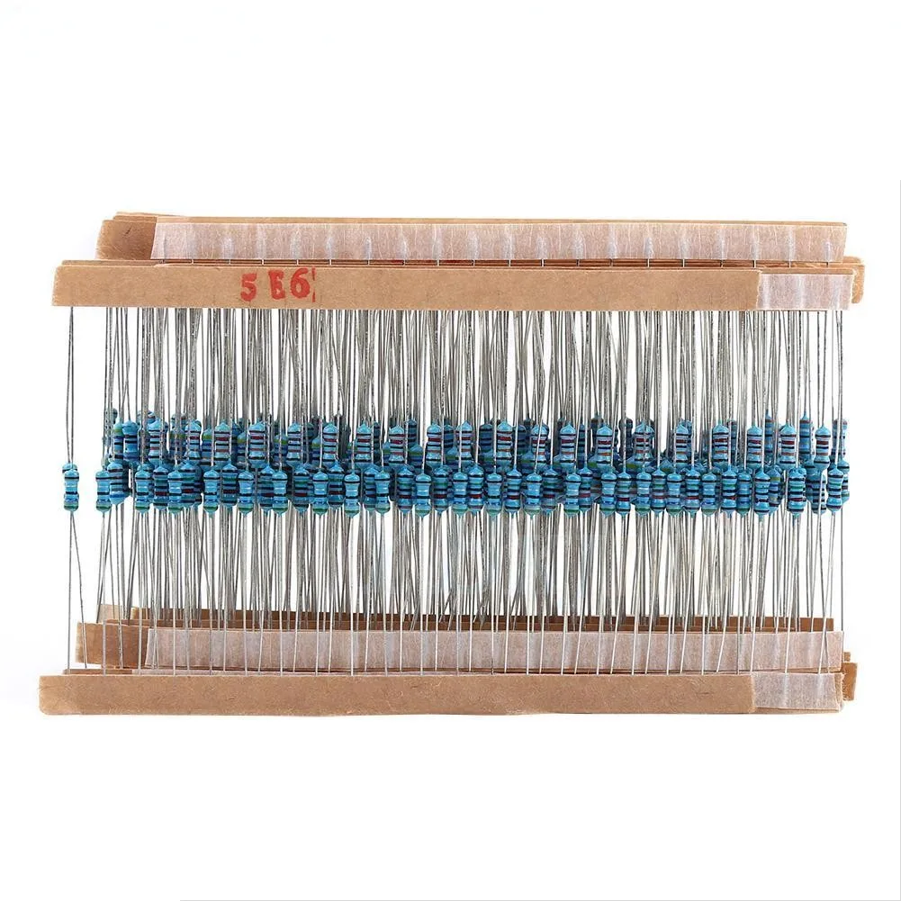 

64 pieces of 1280PCS 1ohm-10Mohm metal film resistor kit, 1280 pieces