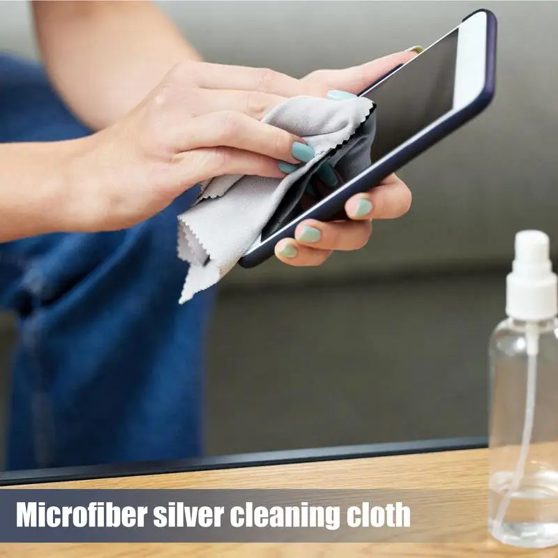 Jewelry Cleaning Cloth Double Sided Design Simple To Use Soft cleaner Cloth Perfect For Necklaces Bracelets Watches Rings