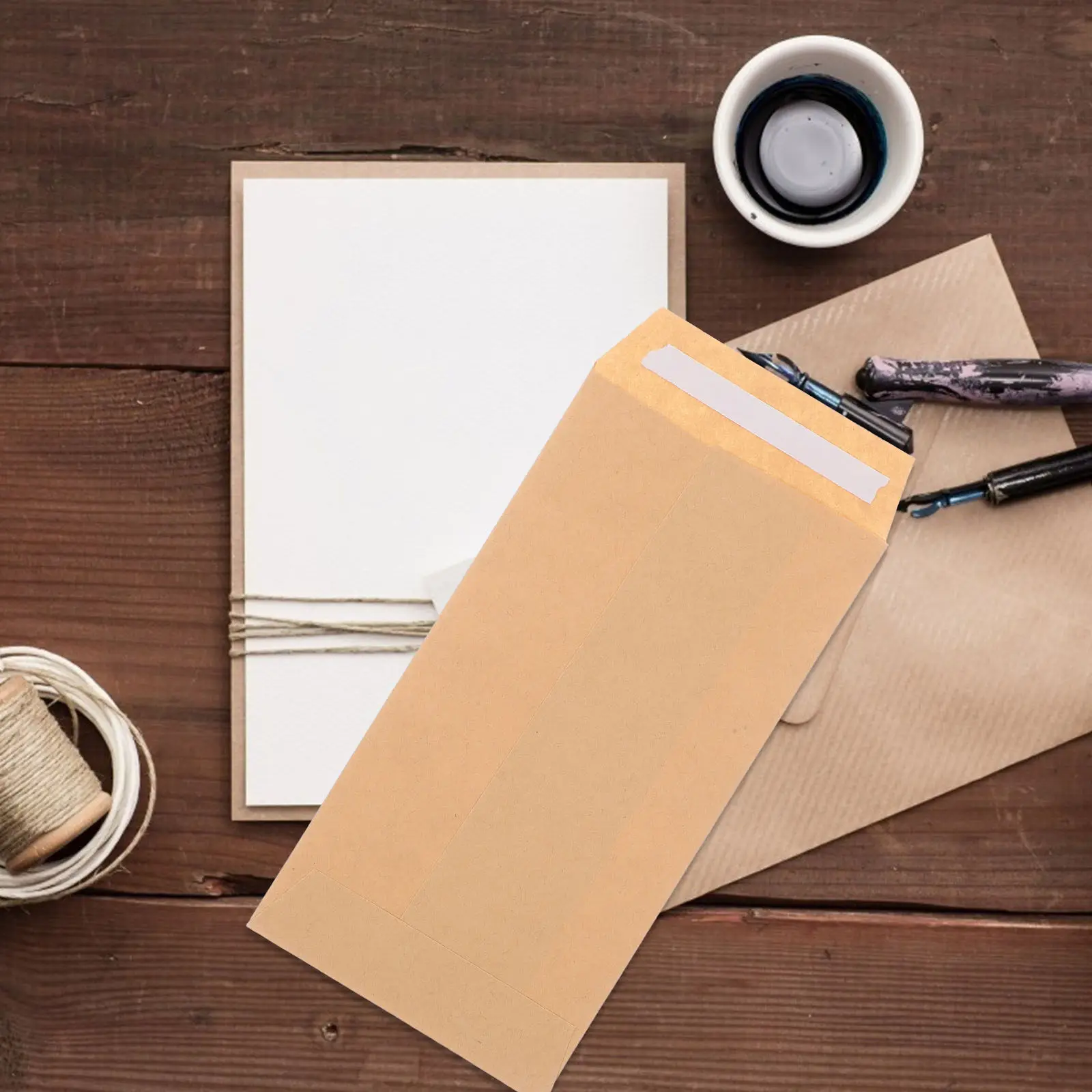 

100Pcs Seed Envelopes Kraft Small Envelopes for Money Coin Storage Cash Tips Tickets Keys Storing Cash Envelope