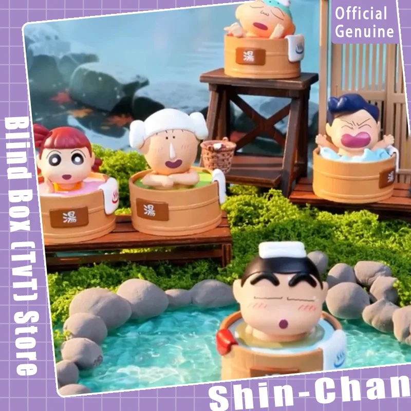 

Оригинальный карандаш Shin-Chan, серия Hot Spring, слепая коробка, милая коллекция кукол, настольные украшения для хранения, модный тренд, подарок